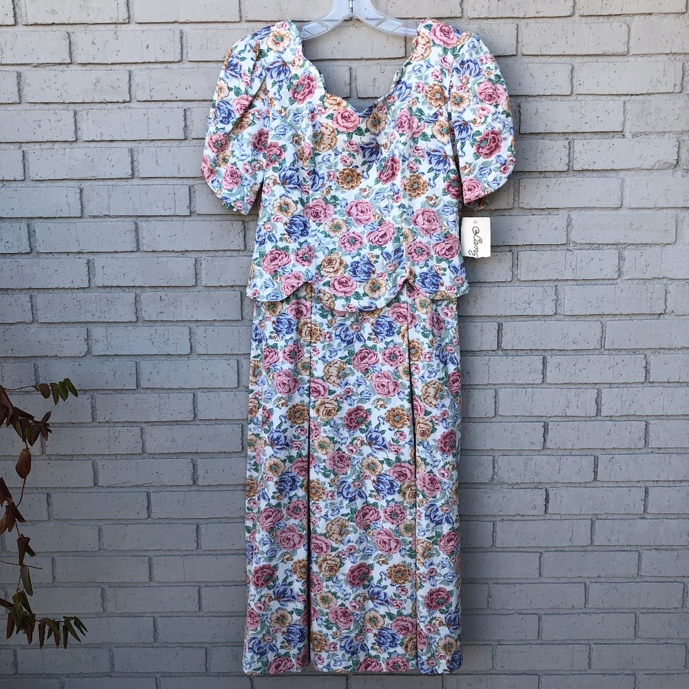 NWT Vintage Lanz Floral Dress - Women's 10